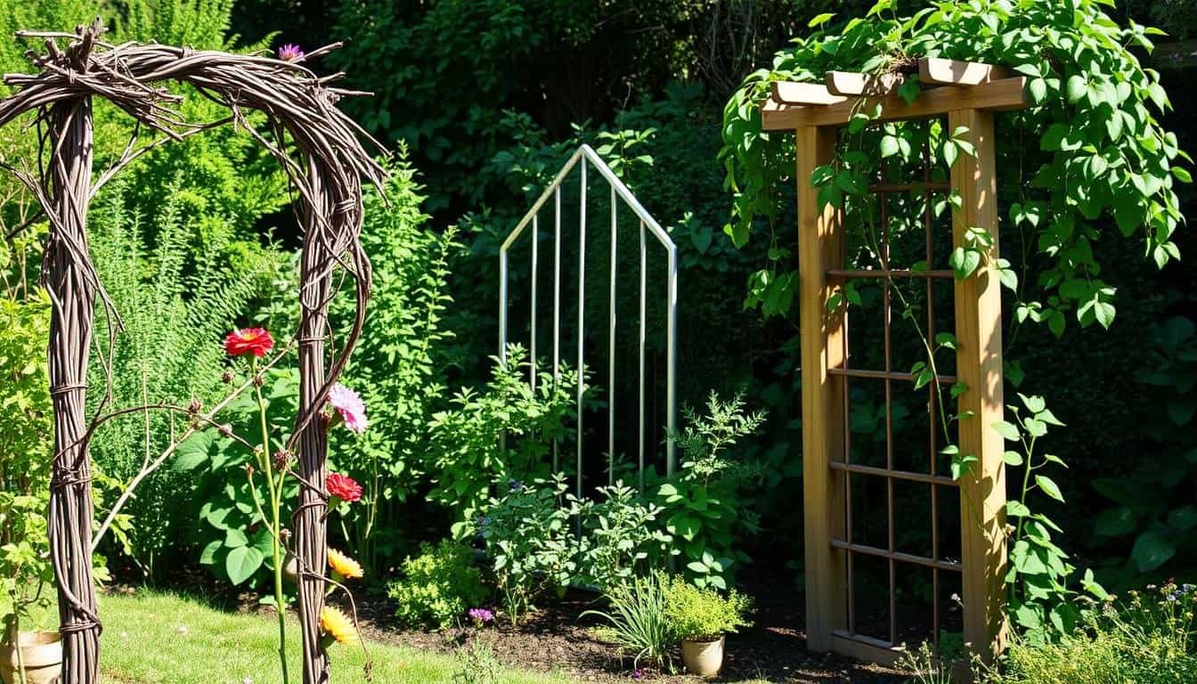 10 Innovative  DIY Garden Trellis Ideas