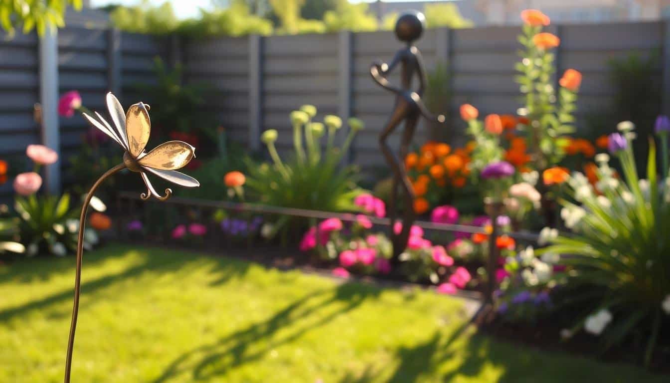 Beautiful Garden Design Ideas: Creative Metal Art & Small Backyard Layouts”