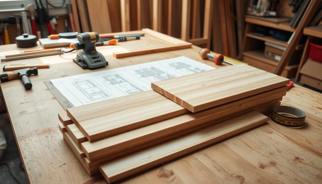 DIY Wood Room Divider Tools
