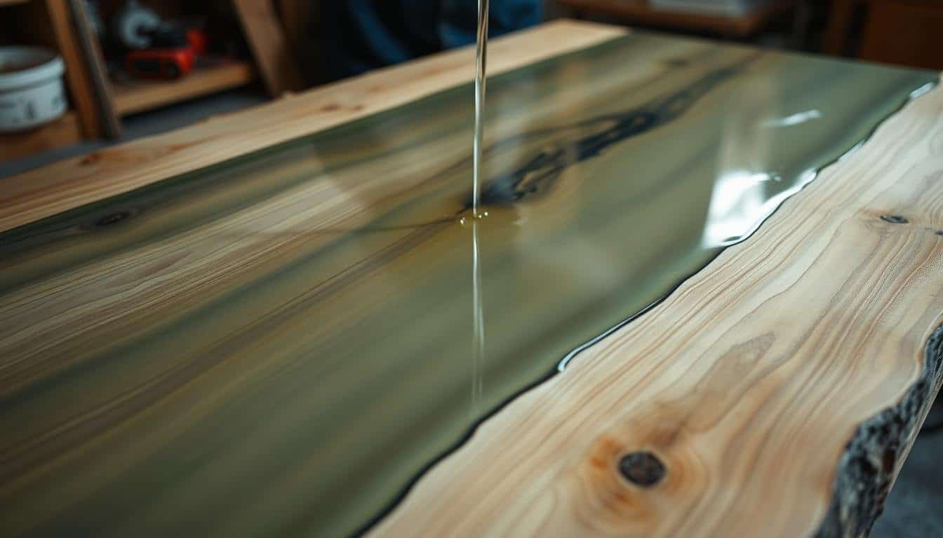 How To Apply Epoxy Resin To Wood Table Top  for Beginners