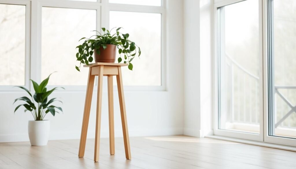 adjustable height plant stand