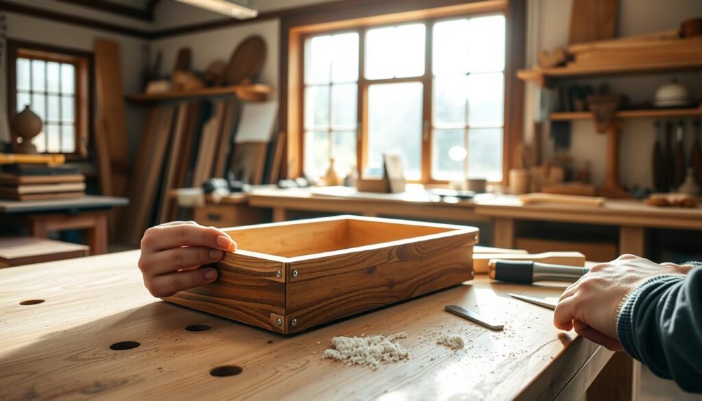 building a wooden jewelry box