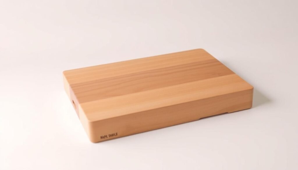 classic rectangular hardwood cutting board