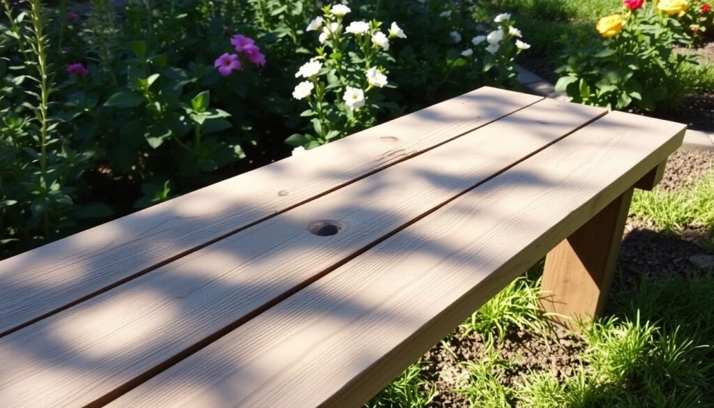 diy wood bench for garden