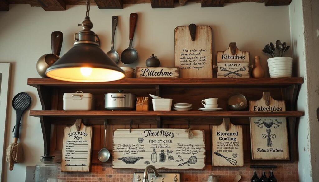 farmhouse kitchen recipe signs