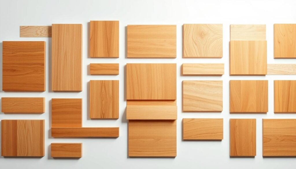 geometric wood wall panels
