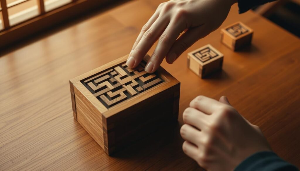 how to open a Japanese puzzle box