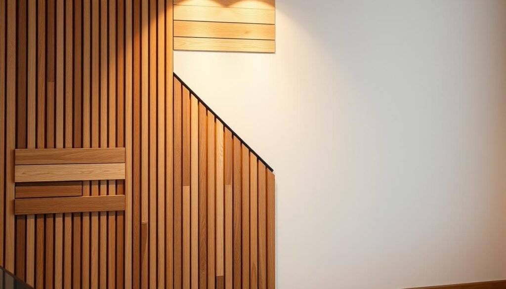 mixed-width slat panels