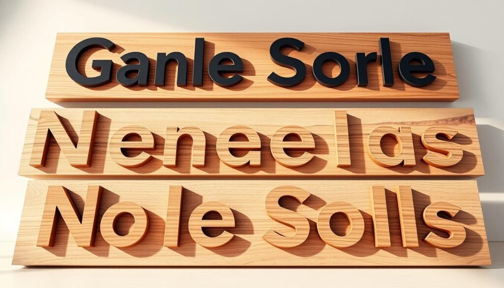 modern geometric name signs