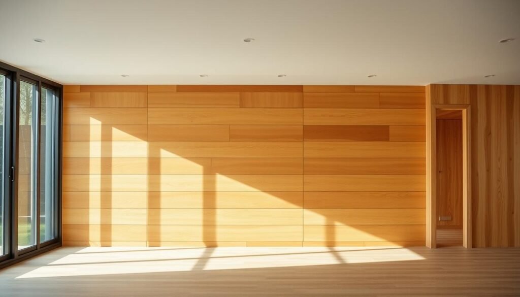 modern wood paneling