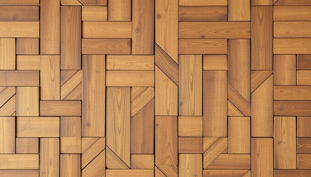 pallet wood herringbone pattern