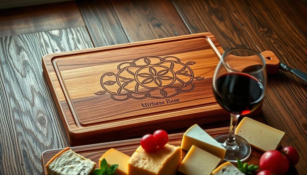 personalized engraved cheese board