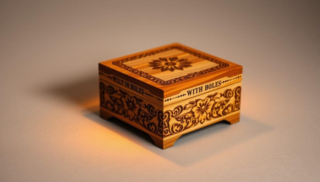 personalized handmade wooden jewelry box