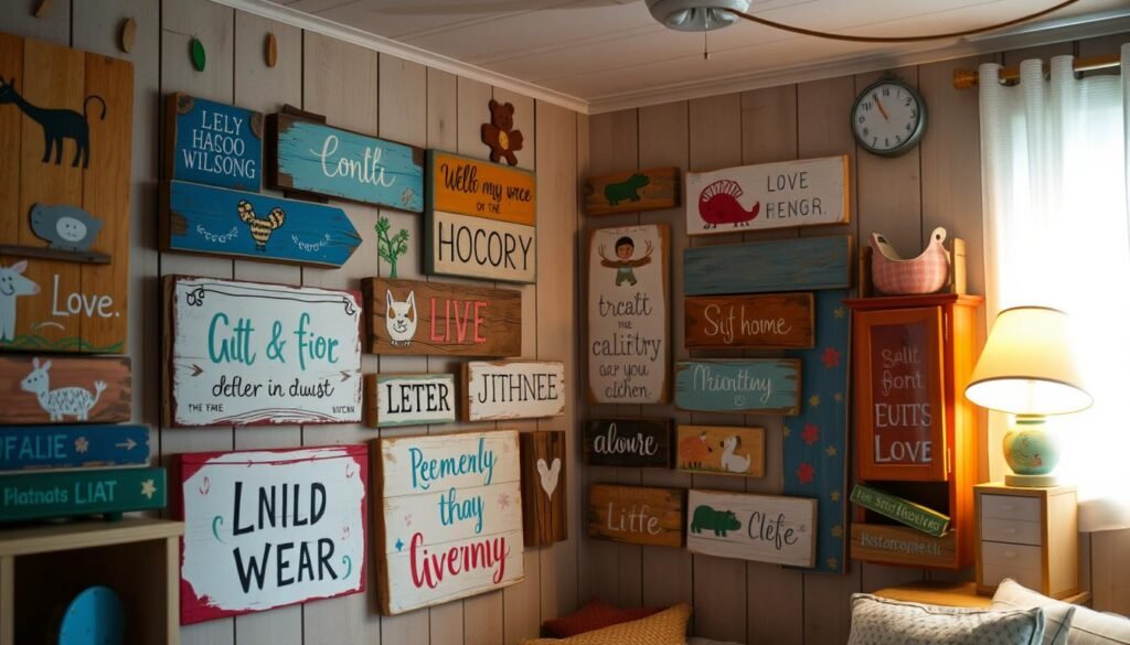 whimsical children's room signs