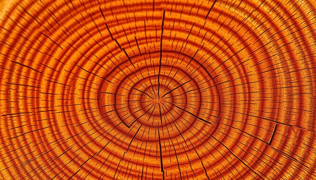wood slice art grain patterns