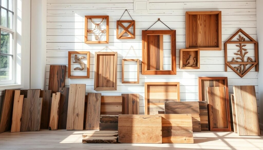 wood wall art DIY projects