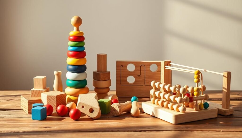 wooden Montessori toys