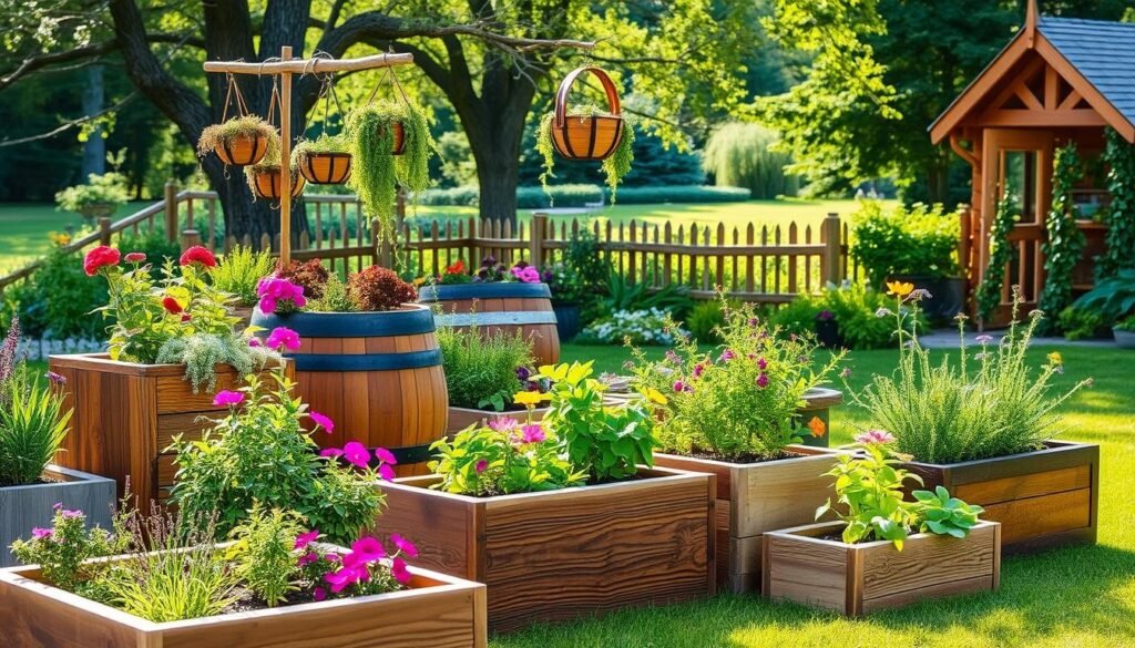 wooden garden ideas