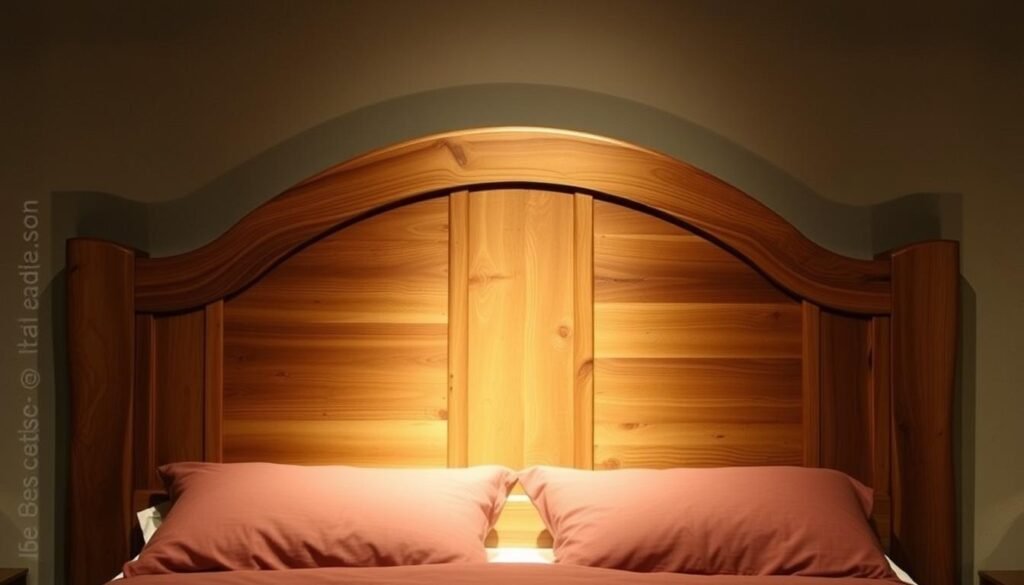 wooden headboard design