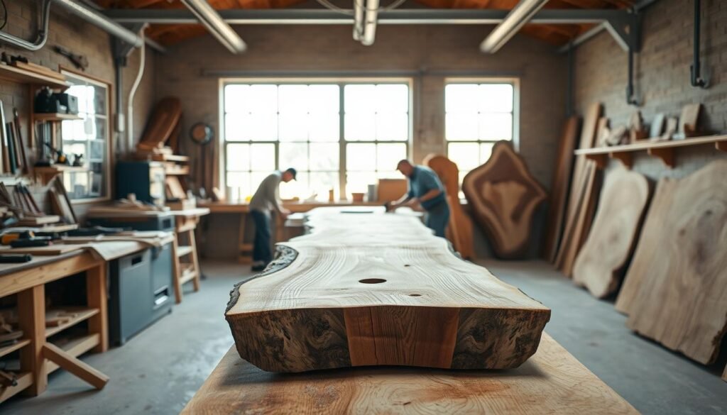 woodworking with live edge