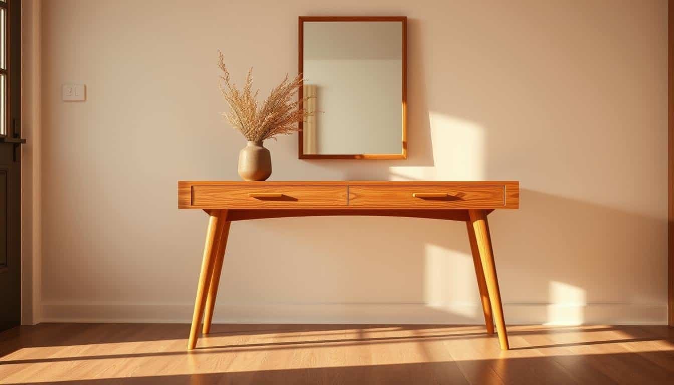 10 Beautiful Entryway Table Ideas with Wooden Charm for a Warm and Inviting Home