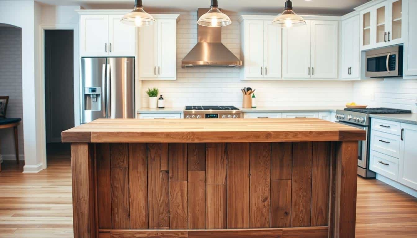 36.	DIY Wooden Kitchen Island Projects for Extra Counter Space