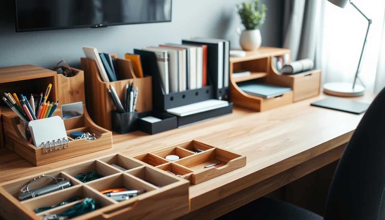 7 Small Wooden Dest Organizer Projects