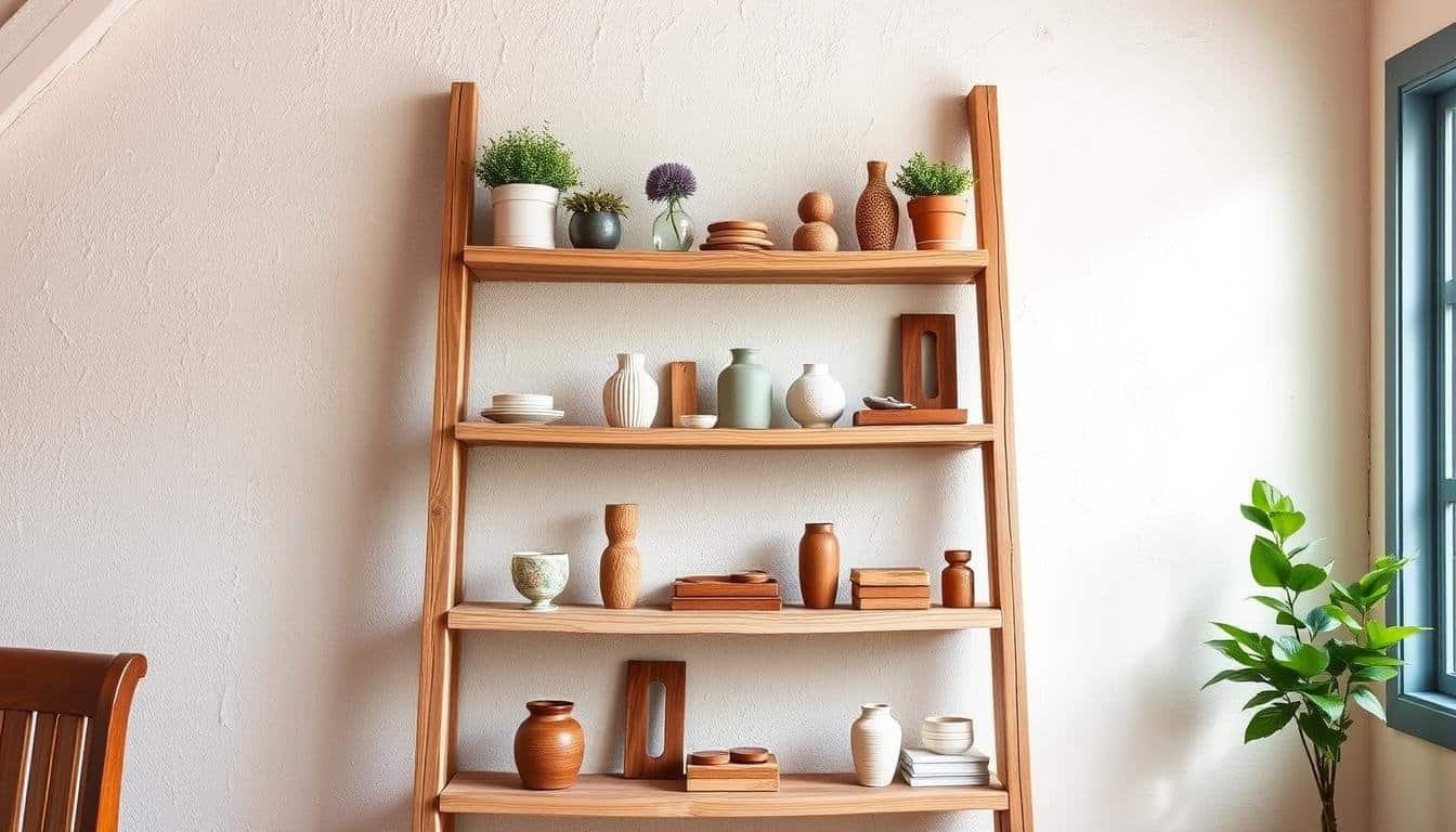 Creative DIY Wooden Ladder Shelf Projects Anyone Can Build