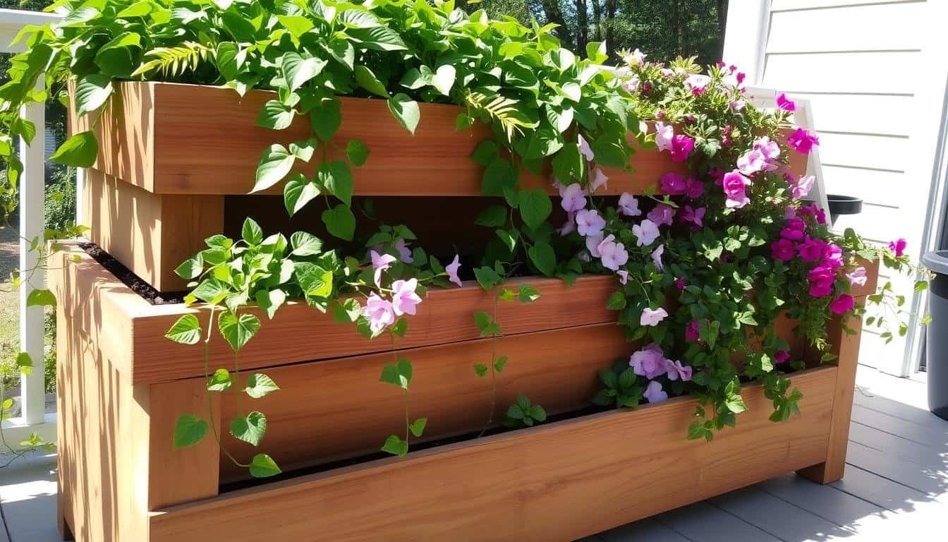 Creative DIY Wooden Tiered Planter Projects for Patios
