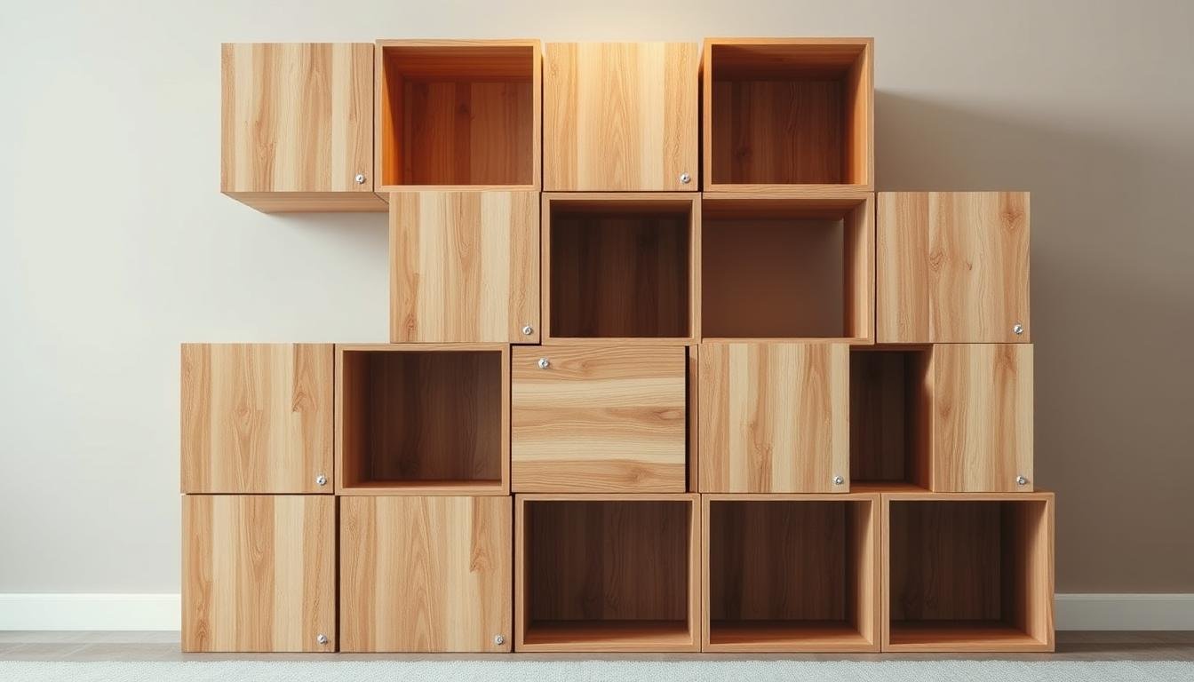 Creative Wooden Storage Cube Projects for Living Rooms