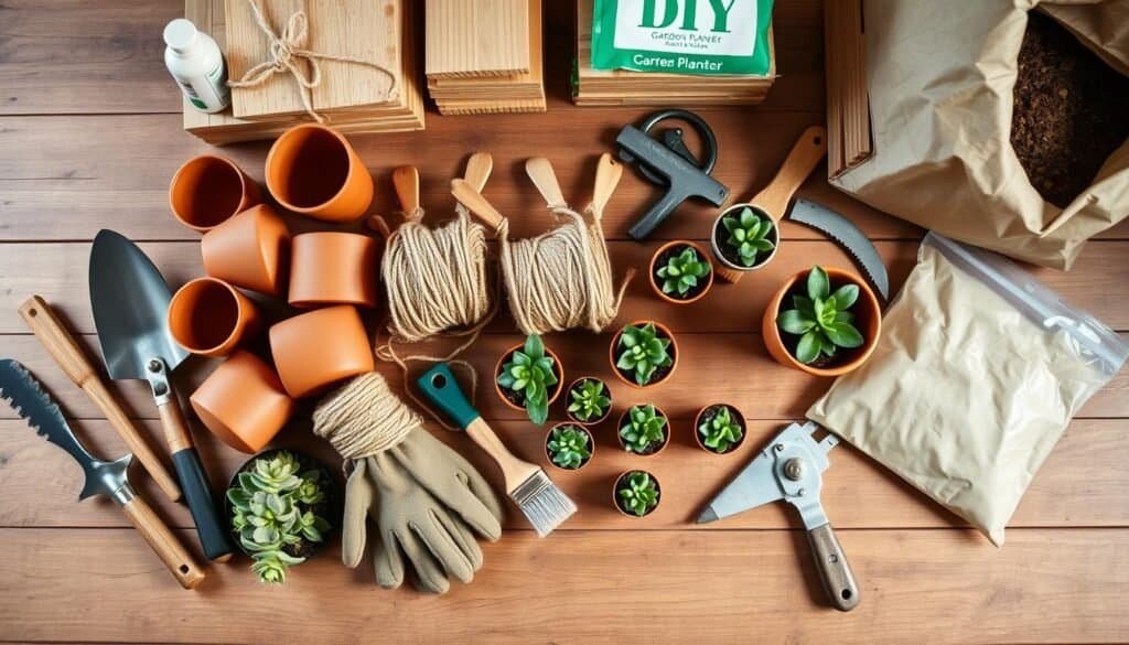 DIY garden planter materials DIY garden planter materials