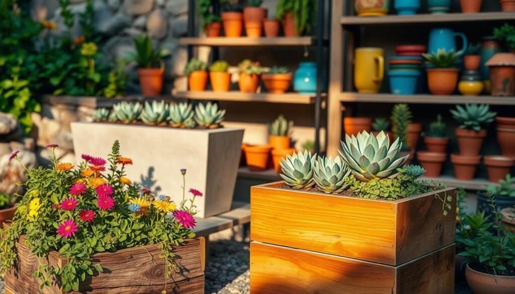 DIY garden planters DIY garden planters