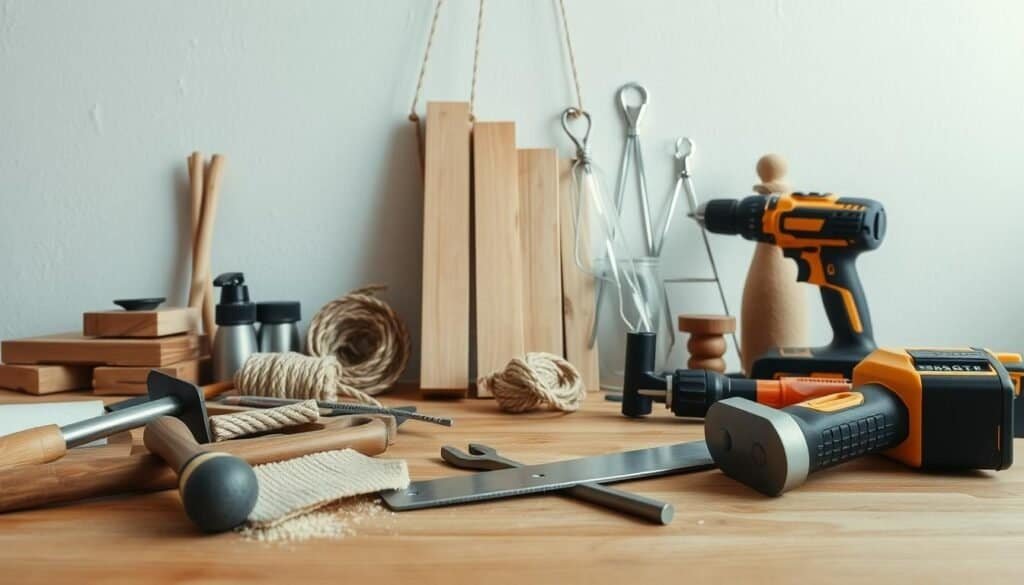 DIY wooden hanging planter tools DIY wooden hanging planter tools