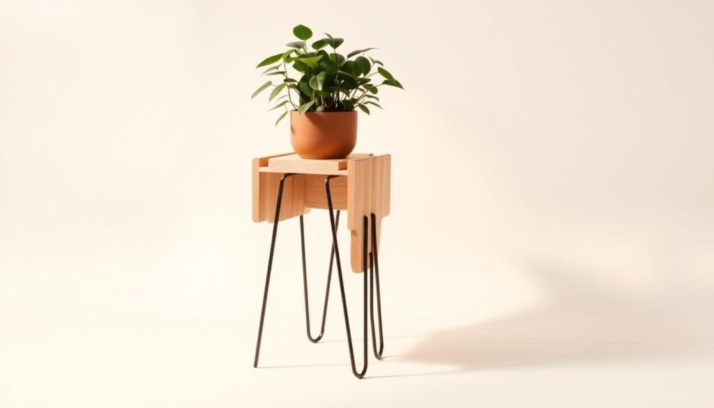 Scandi Wooden Plant Stand Scandi Wooden Plant Stand