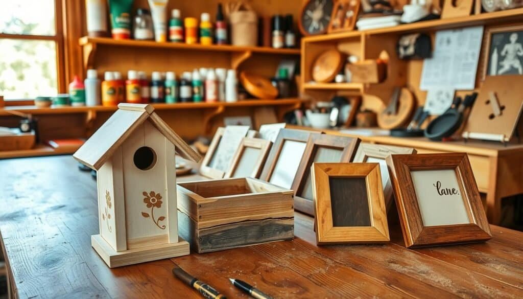 adding custom details to upcycled wood gifts adding custom details to upcycled wood gifts