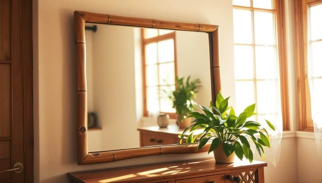 bamboo mirror frame bamboo mirror frame