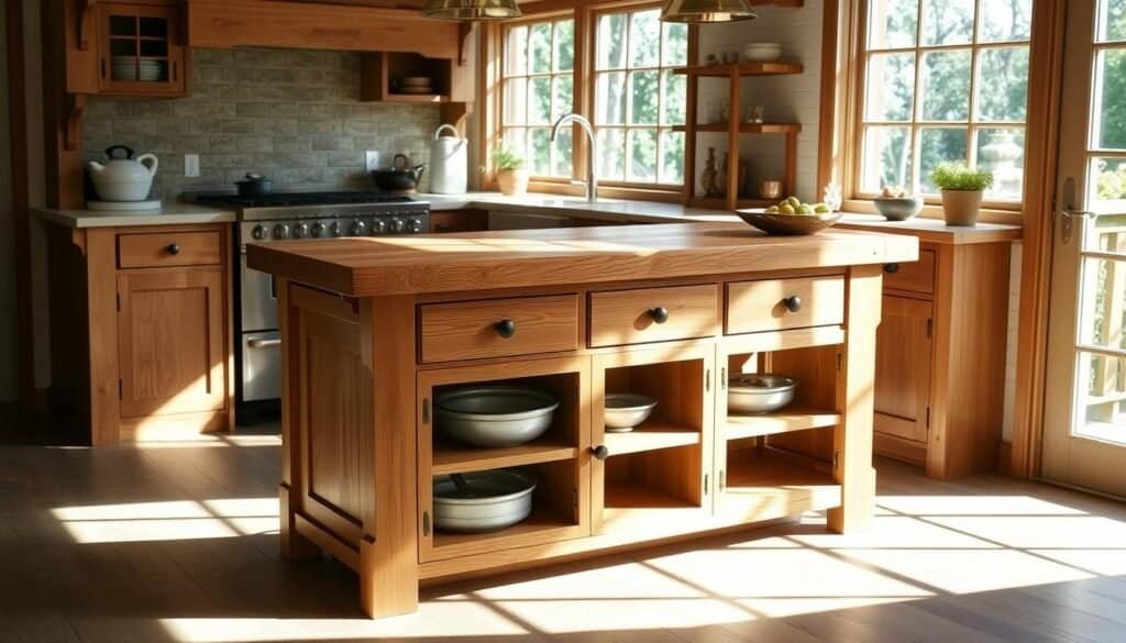 butcher block kitchen island