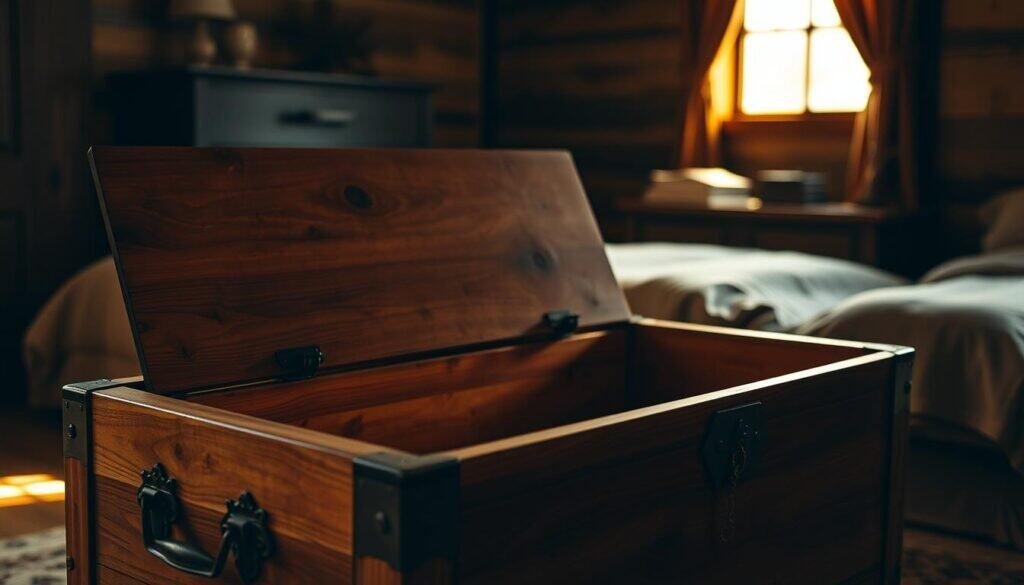 cedar-lined blanket chest cedar-lined blanket chest