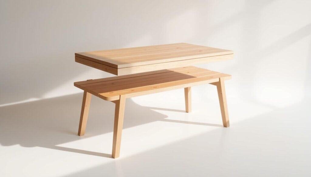 convertible bench-to-table design convertible bench-to-table design