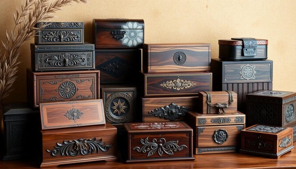 decorative wooden boxes