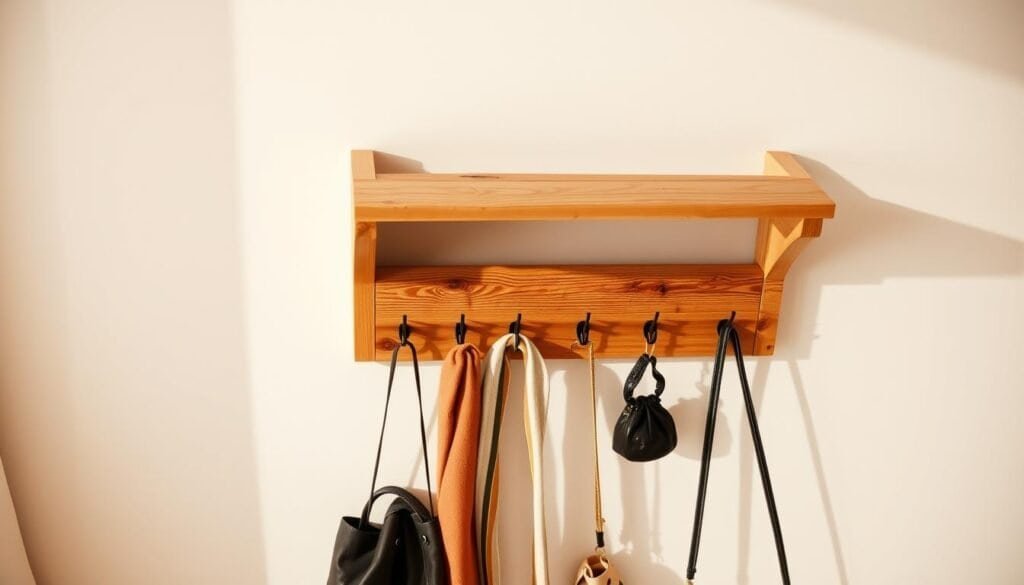 diy wooden coat hanger rack projects