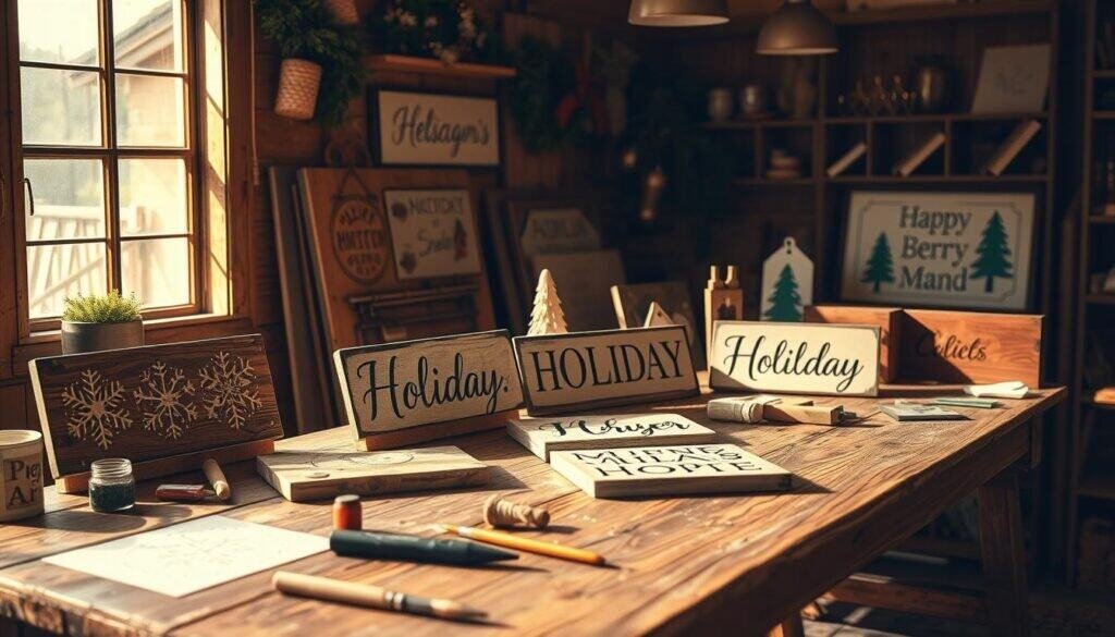 diy wooden holiday signs diy wooden holiday signs