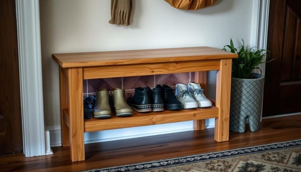 diy wooden shoe bench diy wooden shoe bench