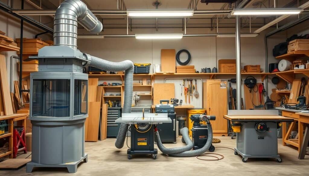 dust collector setup steps