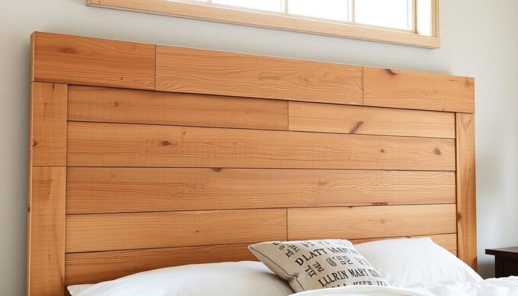 farmhouse-style wood headboard farmhouse-style wood headboard