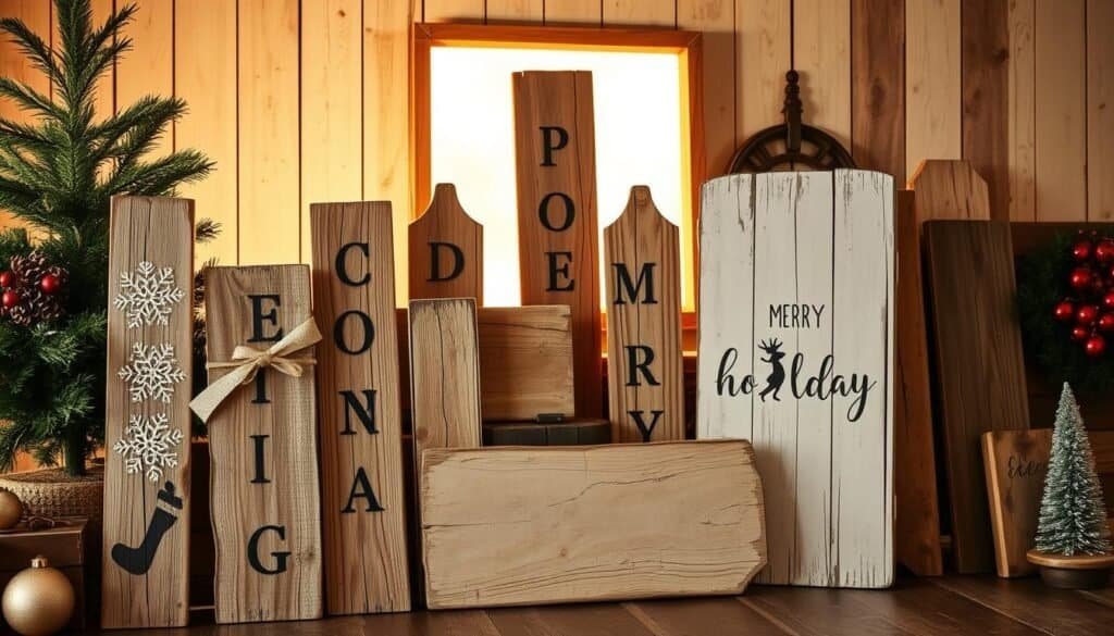 festive wooden signs festive wooden signs