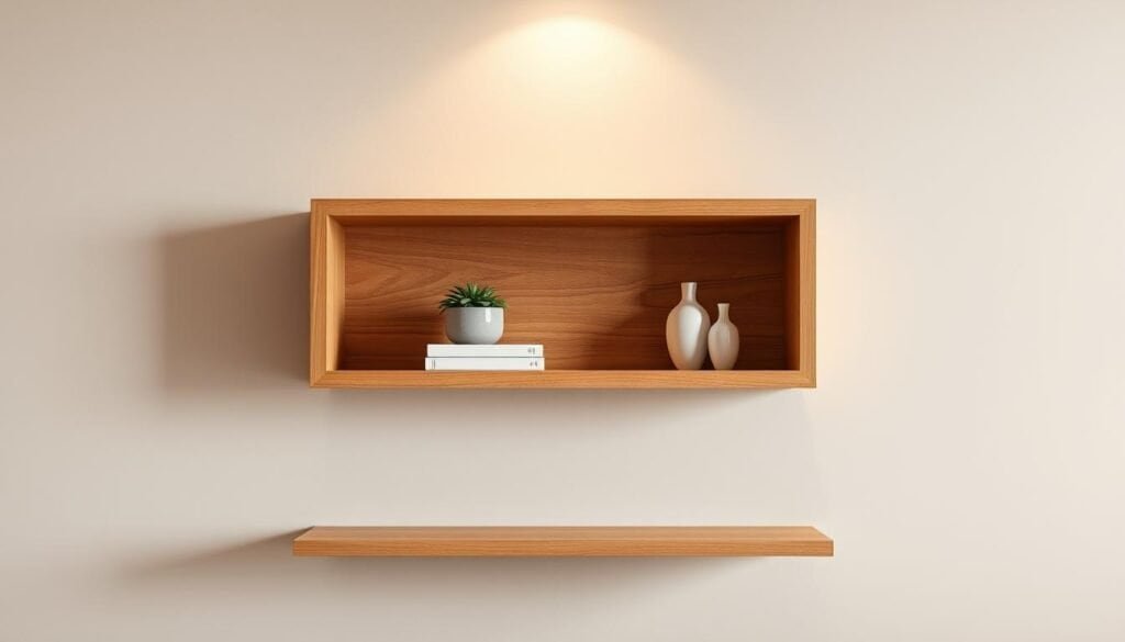 floating wall-mounted wooden shelf entry table floating wall-mounted wooden shelf entry table