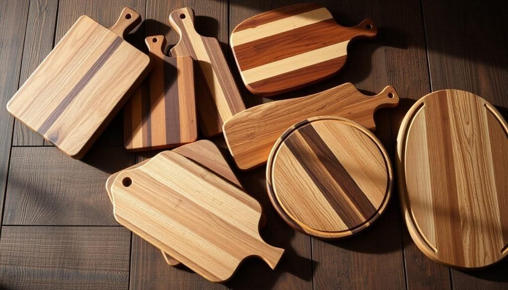 handcrafted wooden cutting boards