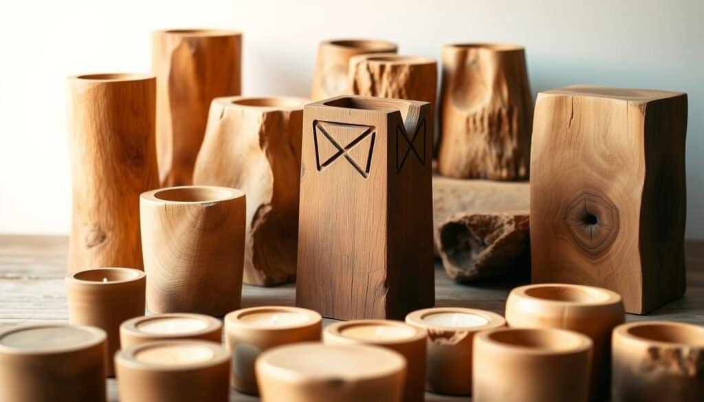 handmade wooden candle holder set handmade wooden candle holder set