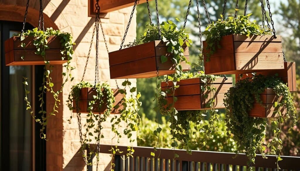 hanging wooden planter boxes hanging wooden planter boxes